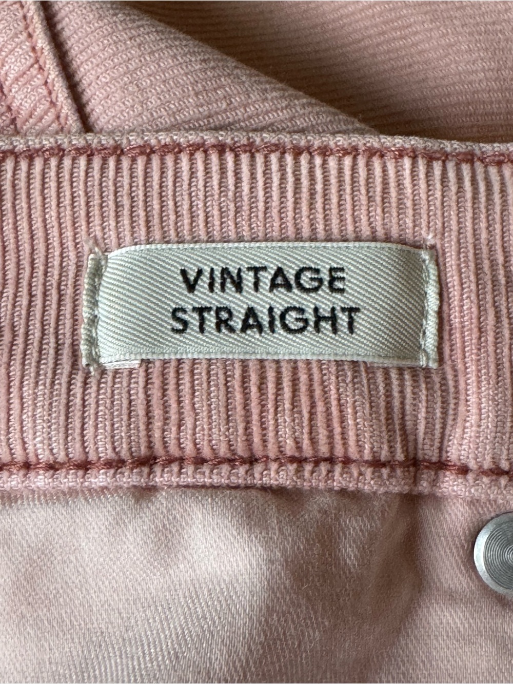 J.Crew Vintage Straight Corduroy Pink Pants - Picture 7 of 10